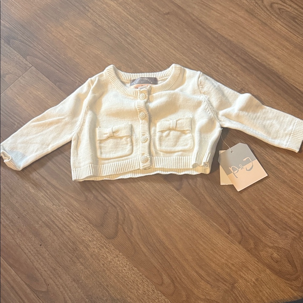 Cream Cardigan for Kids